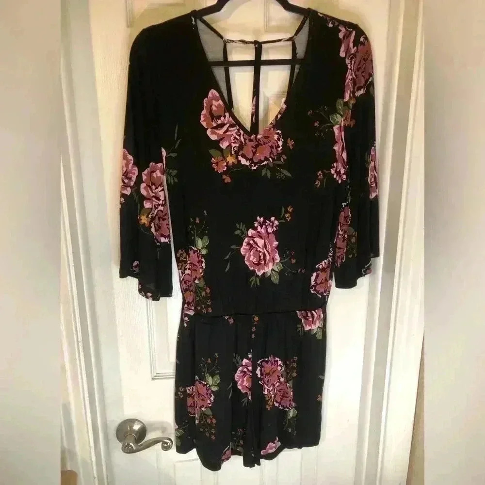 Floral VENUS Lascana romper size 36 NWT